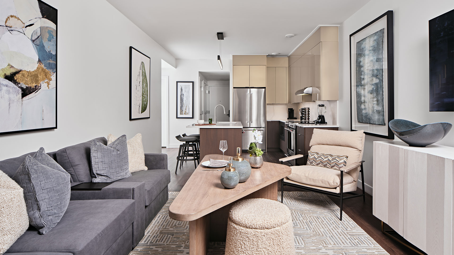 Penthouse living space